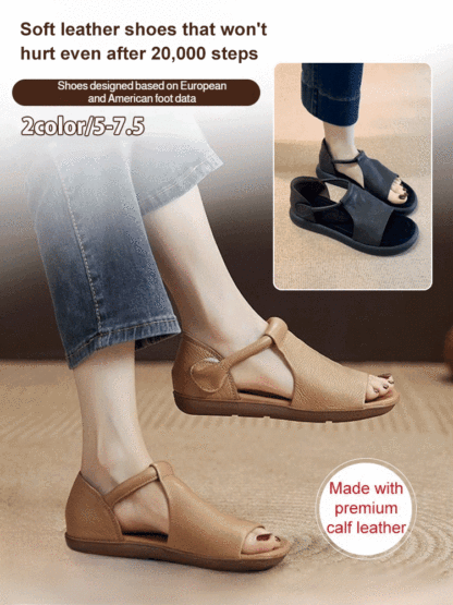 Handmade leather sandals