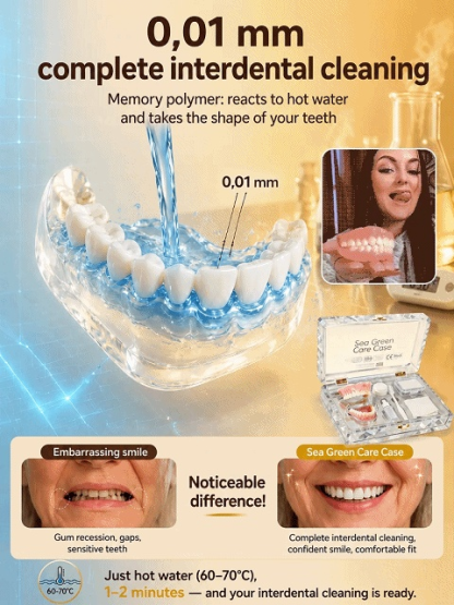 【Recreate the Bite Feeling of Being 20】Confident Smile Luxury Denture Set