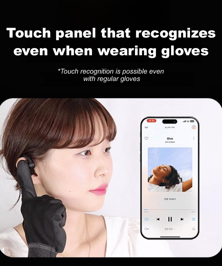 Wireless Bluetooth headset without ear hook