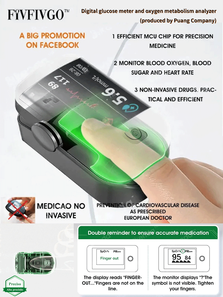 US FDA certified fingertip oximeter