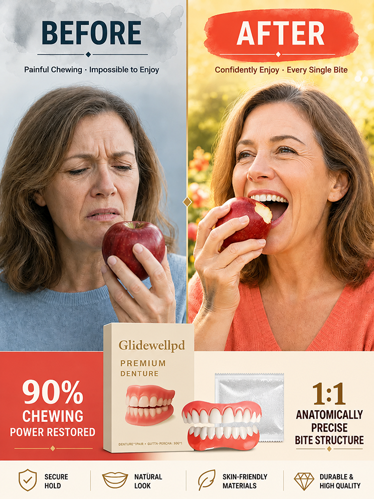 Comfortable Silicone Denture Set
