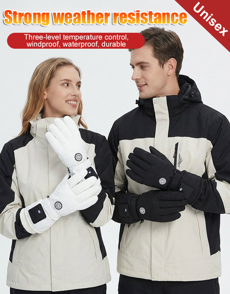 Quick-Warm Smart Electric Ski Gloves