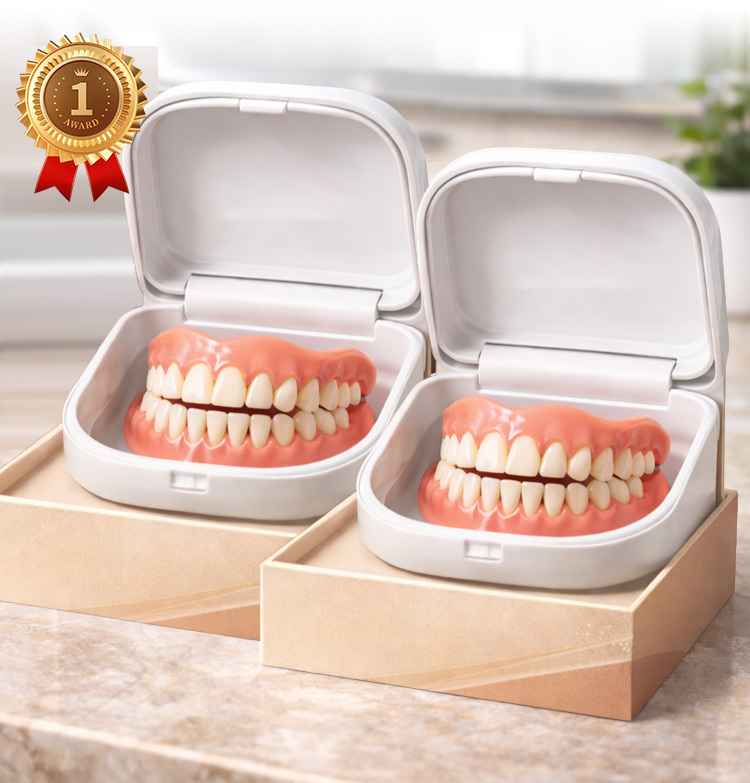 【Incluye estuche portátil para dentaduras postizas】 Dentaduras postizas para recuperar tu sonrisa
