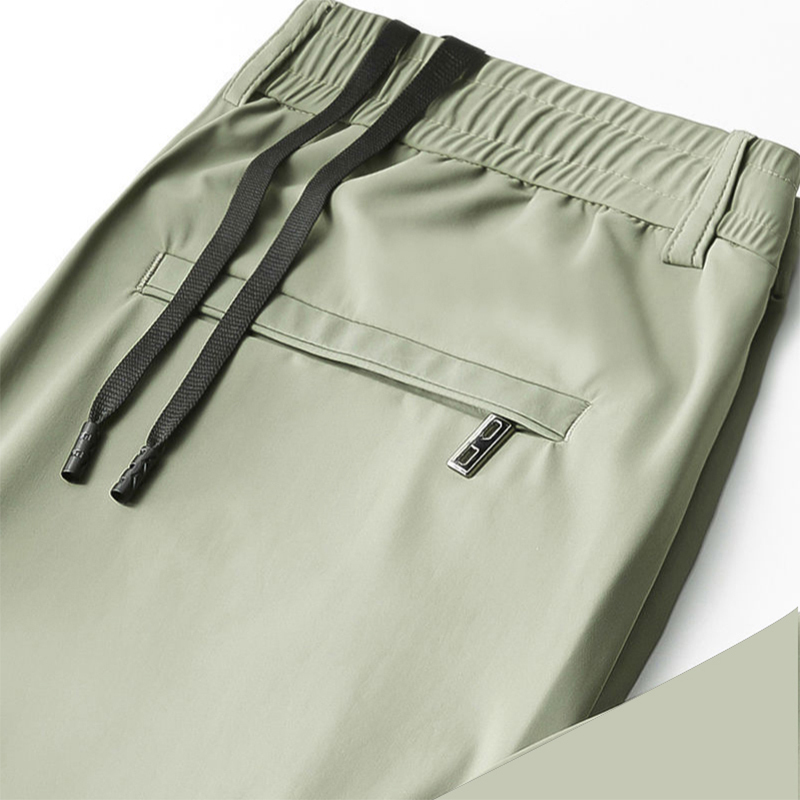 Summer ultra-thin breathable ice silk pants