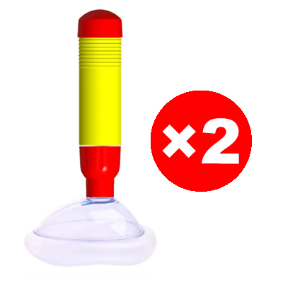 【Newly upgraded】Portable first aid choking device
