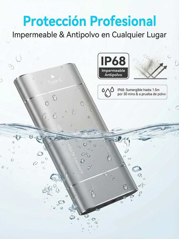 Unidad de estado sólido portátil mejorada