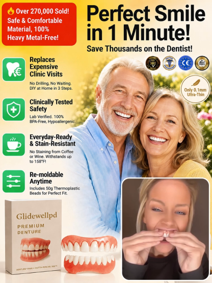 Comfortable Silicone Denture Set