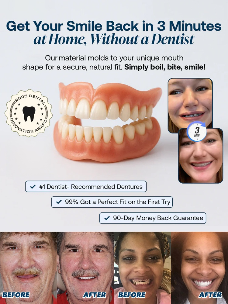 【FDA & BDA Dual Certification】Self-Molding Denture Kit