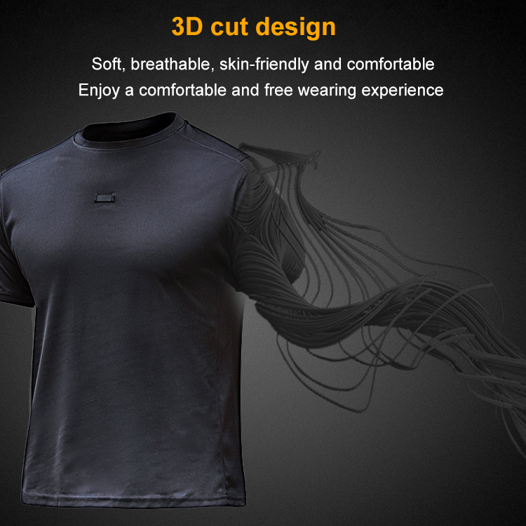 Crew neck 2 generation quick dry short sleeve T shirt 