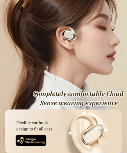 Wireless Bluetooth headset without ear hook