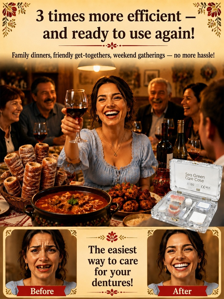 【Recreate the Bite Feeling of Being 20】Confident Smile Luxury Denture Set