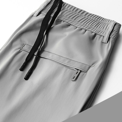 Summer ultra-thin breathable ice silk pants