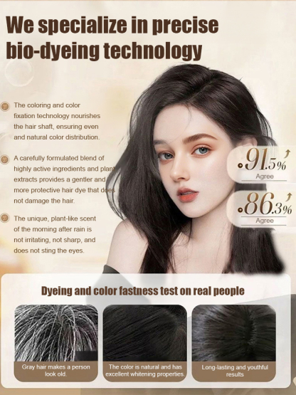 【Buy One Get One Free】Crystal Plant Extract Essential Oil Hair Dye