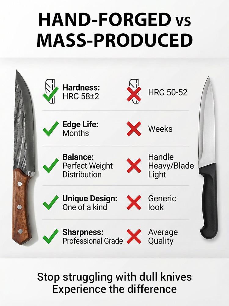 Upgrade of hand-forged boning knife