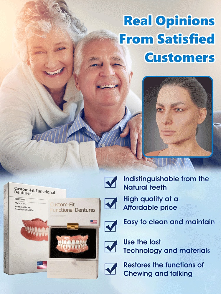 【FDA & BDA Dual Certification】Self-Molding Denture Kit
