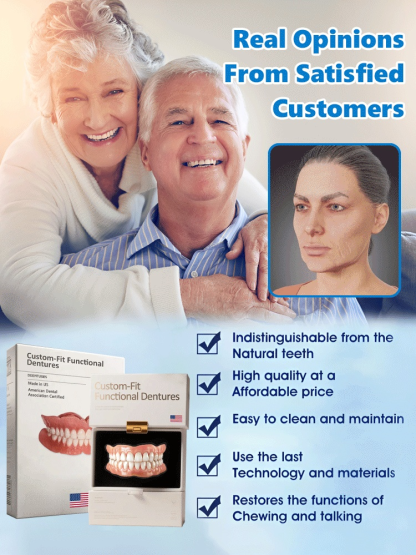 【FDA & BDA Dual Certification】Self-Molding Denture Kit