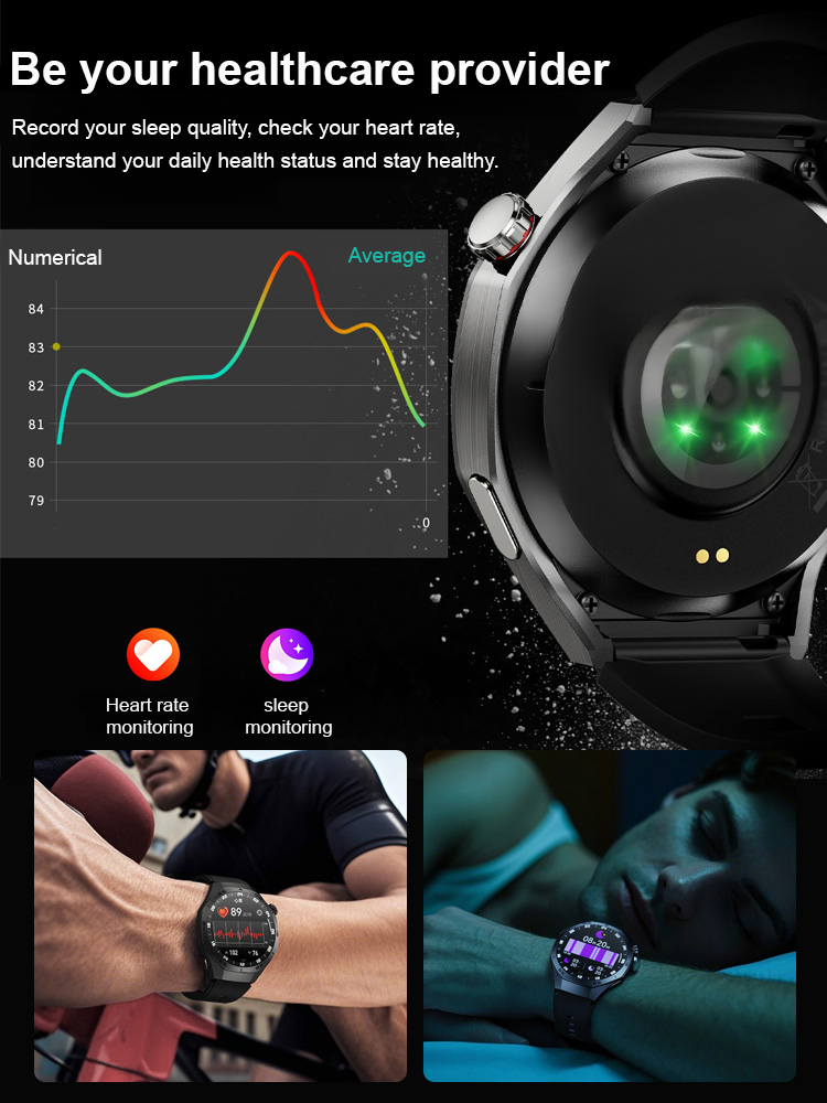 Watch6 Smart Monitoring Sports Watch with Steel Band