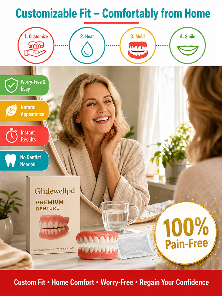 Comfortable Silicone Denture Set
