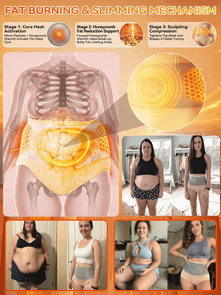 [Calorie-Burning Shaping Underwear]  Burn Stubborn Fat in Just 30 Minutes! 