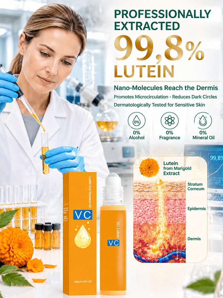 [Look 10 Years Younger in 3 Seconds] Lutein Eye Wrinkle-Reducing Serum
