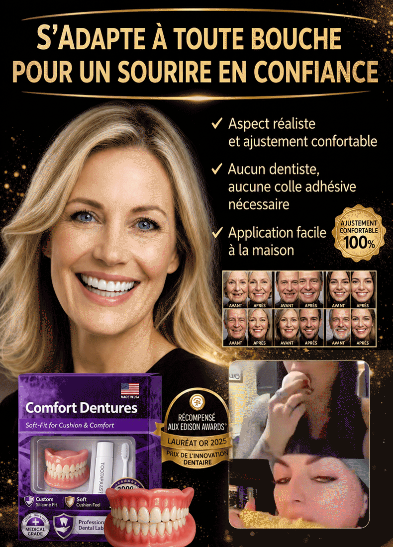 Fini les dentistes hors de prix !  Obtenez un sourire parfait en 3 secondes ! 