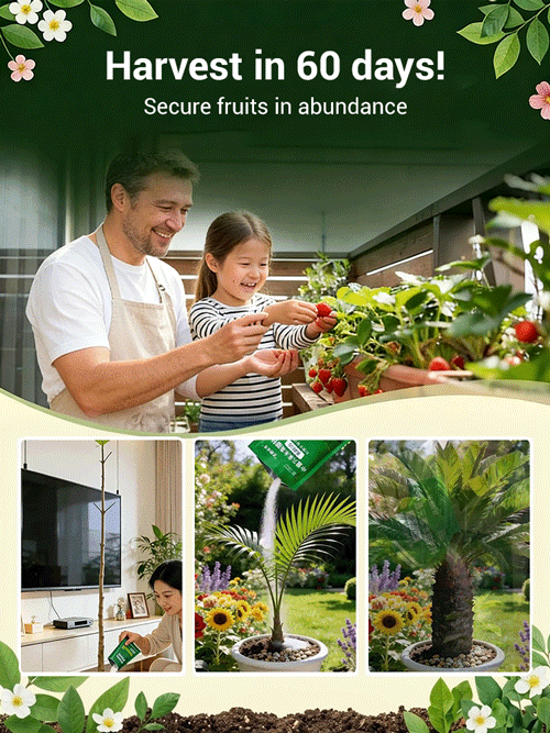 Promotes Root Growth and Stronger Plants, Fulfills Nutritional Needs