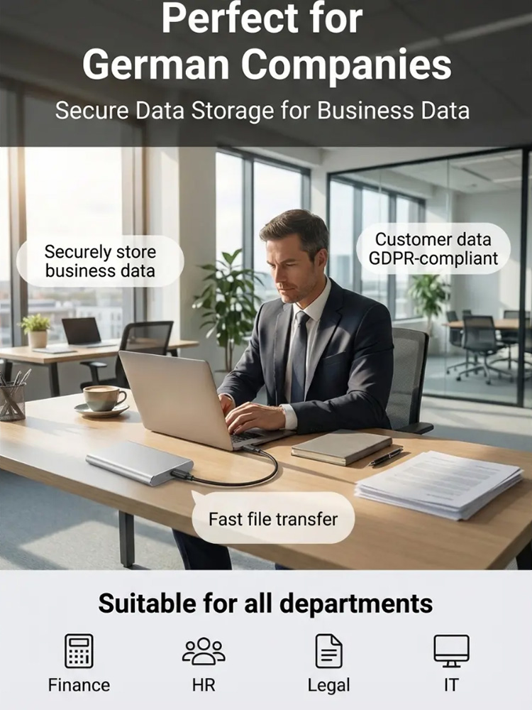 [3 Movies Per Second] Ultra-thin High-speed Solid State Drive