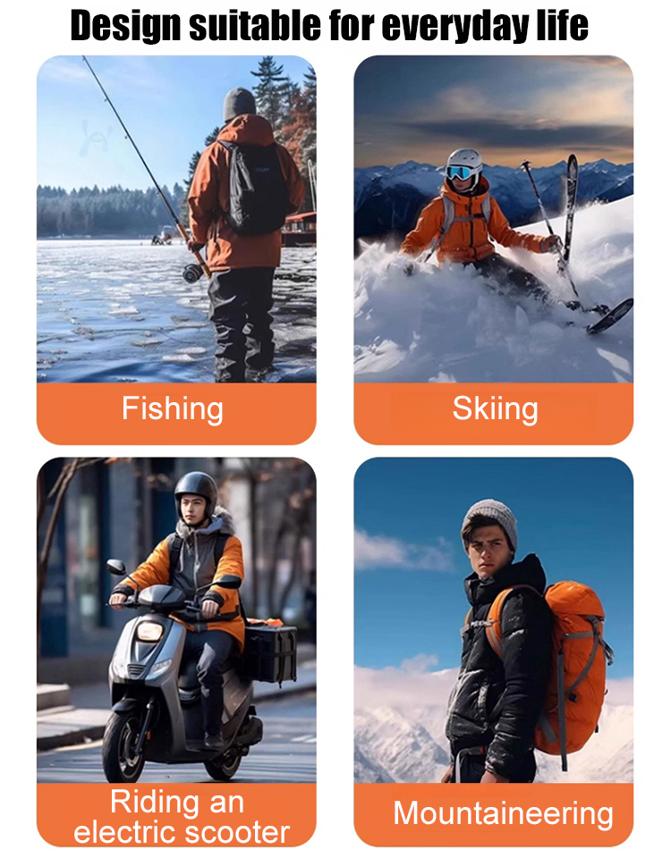 Quick-Warm Smart Electric Ski Gloves