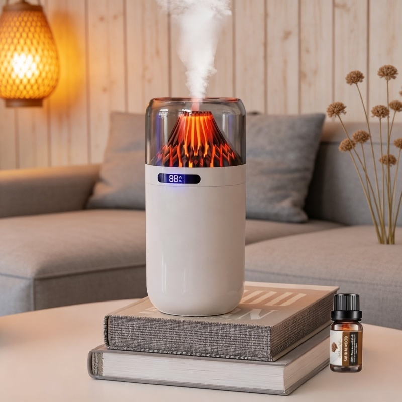 Silent Desktop Humidifier for Home and Office with Aromatherapy Function