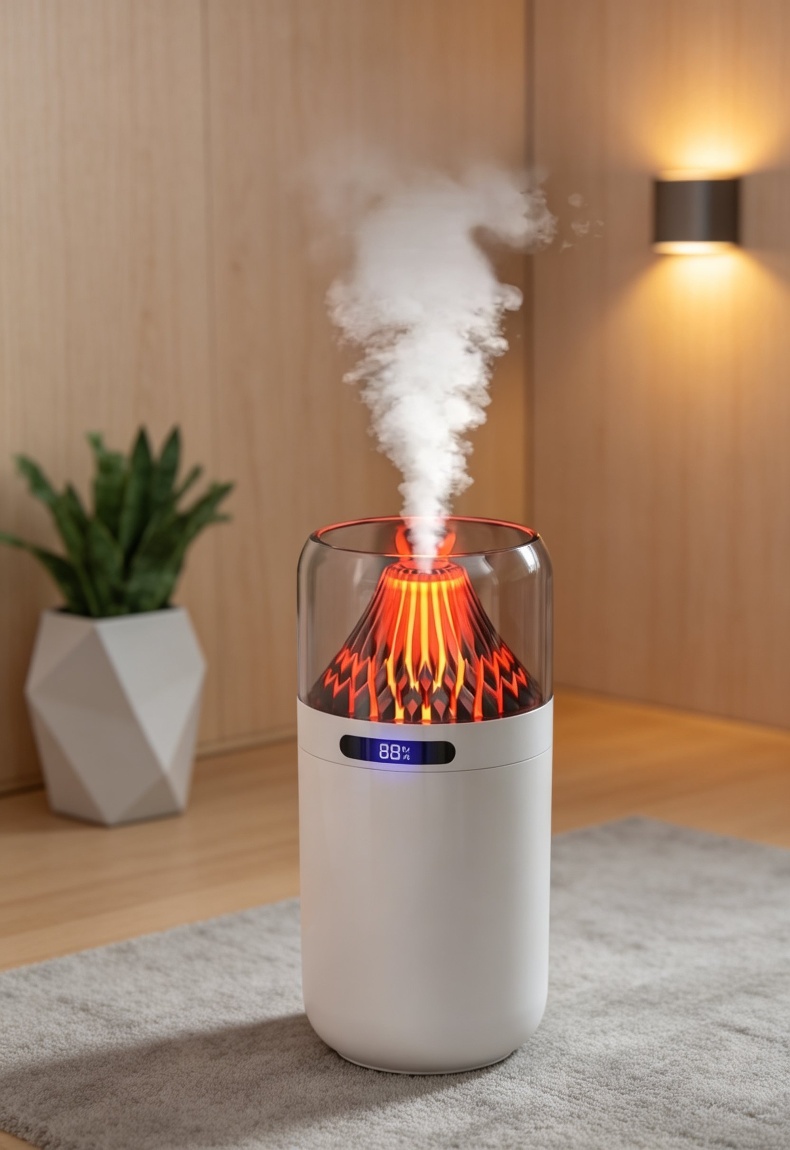 Quiet humidifier for office desk use