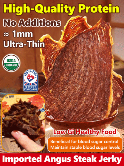 Angus beef crisps