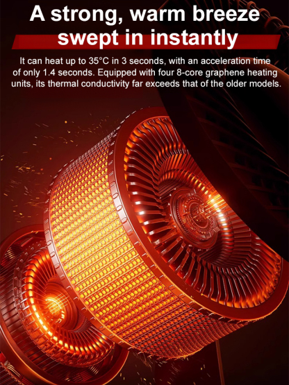 【Instant Heat】Multi-Function Rapid-Heating Fan Heater