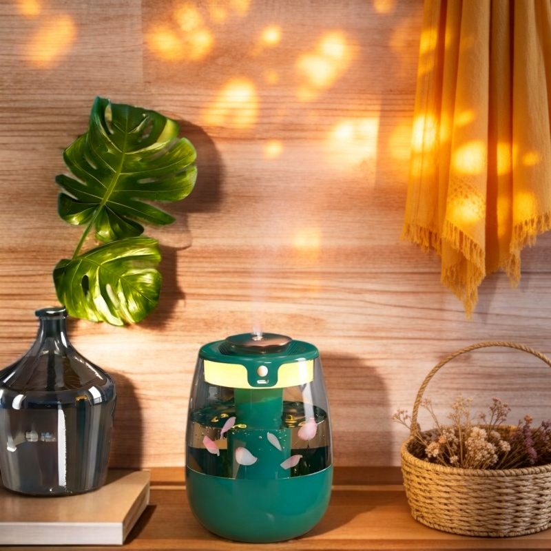 Dual Spray Nozzle Humidifier for Outdoor Use