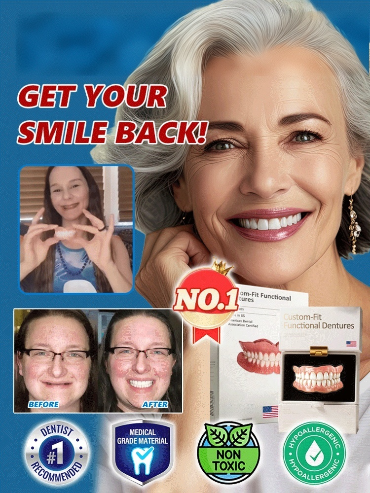 【FDA & BDA Dual Certification】Self-Molding Denture Kit