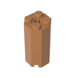 Brick Special Octagonal 2 x 2 x 3 1/3