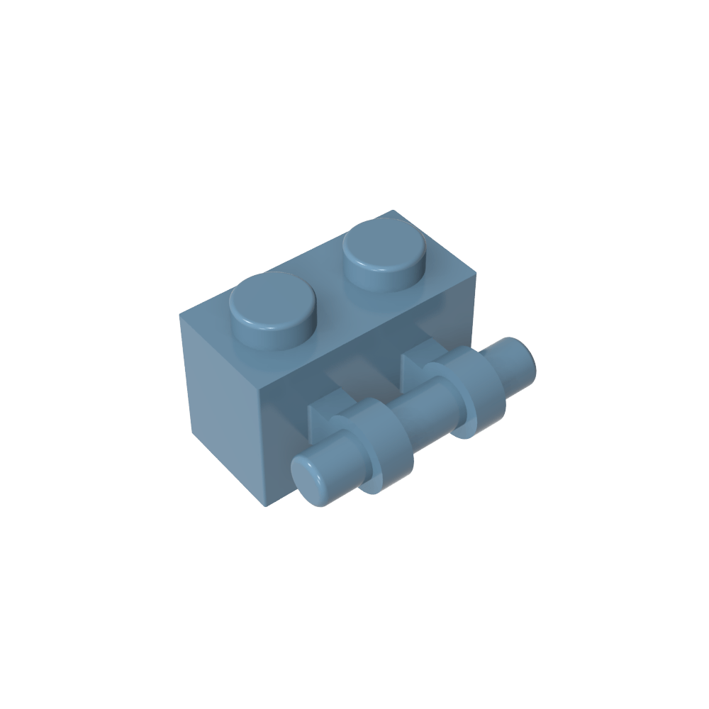 Brick Special 1 x 2 with Handle-MyGobricks