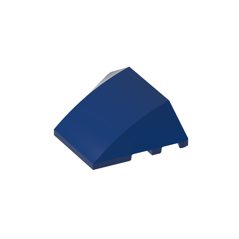 Wedge Curved 4 x 3 No Studs [Plain]-MyGobricks