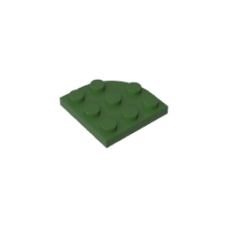 Plate Round Corner 3 x 3-MyGobricks