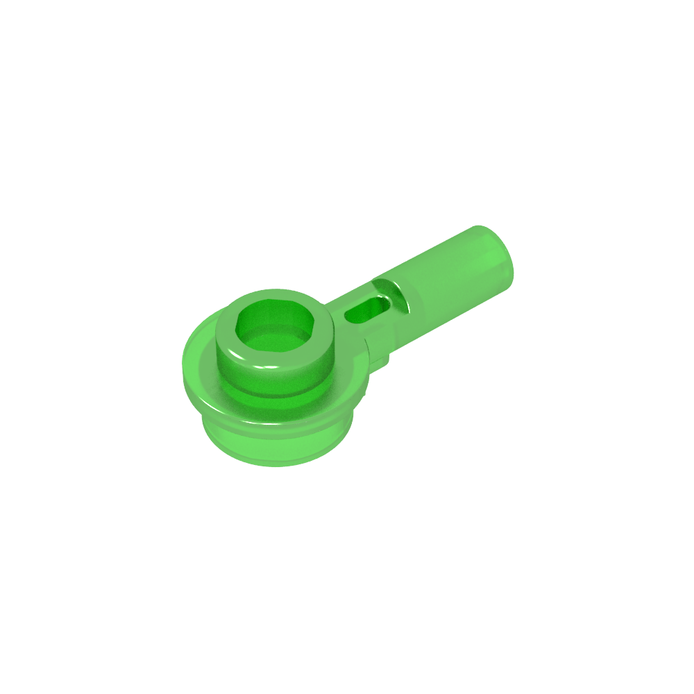 Plate Round 1 x 1 with Hollow Stud and Horizontal Bar 1L-MyGobricks
