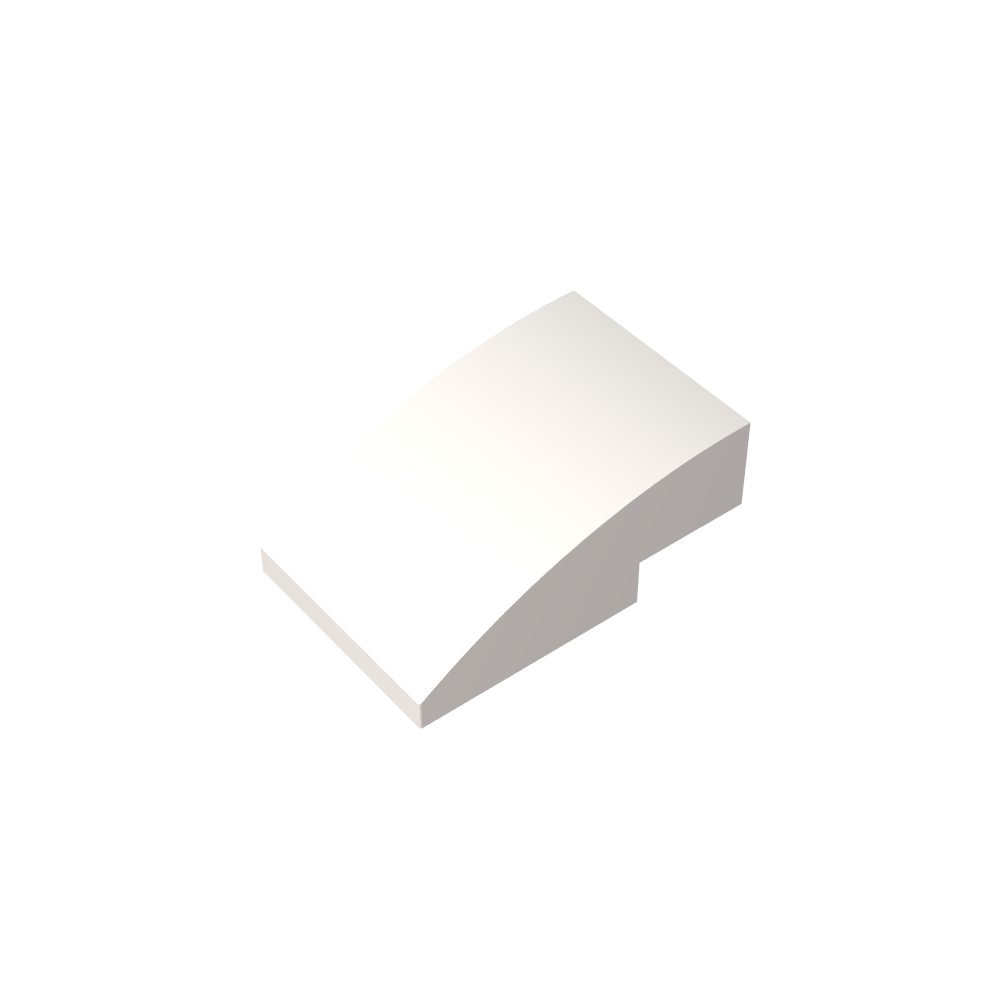 Slope Curved 3 x 2 No Studs-MyGobricks