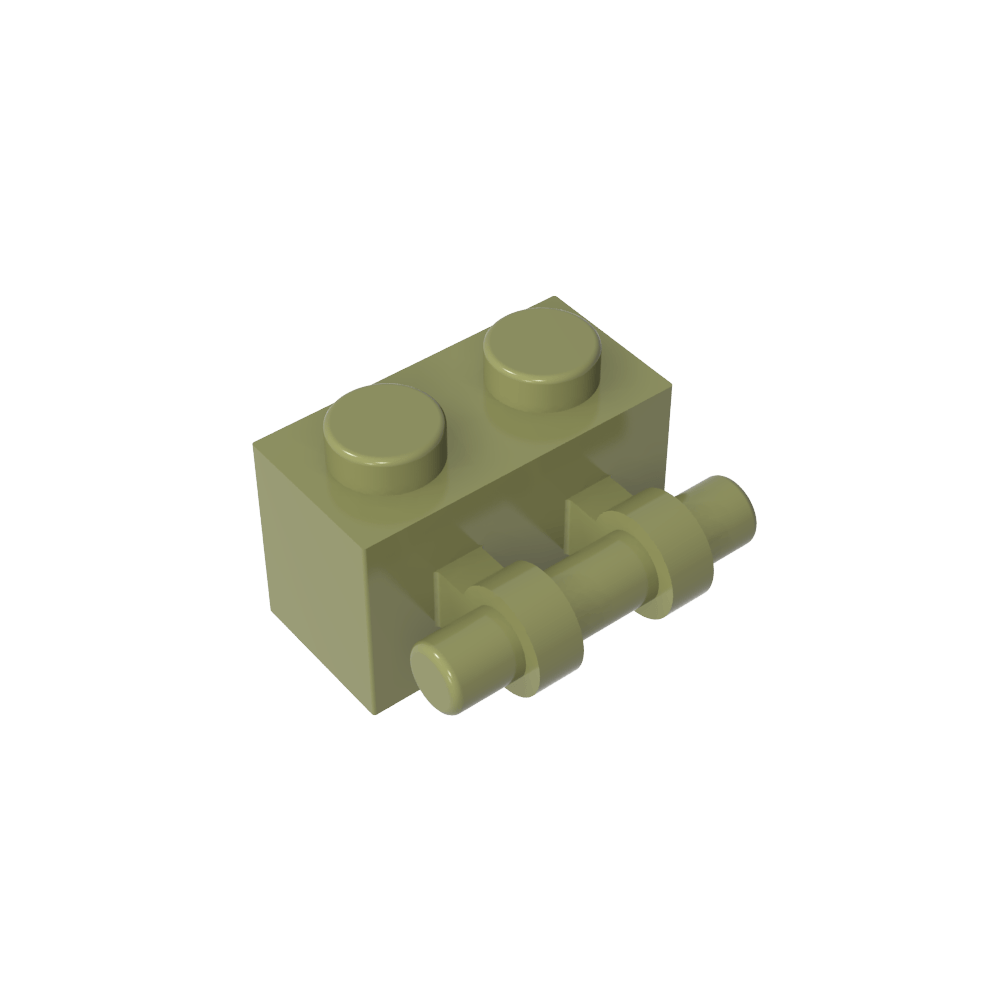 Brick Special 1 x 2 with Handle-MyGobricks