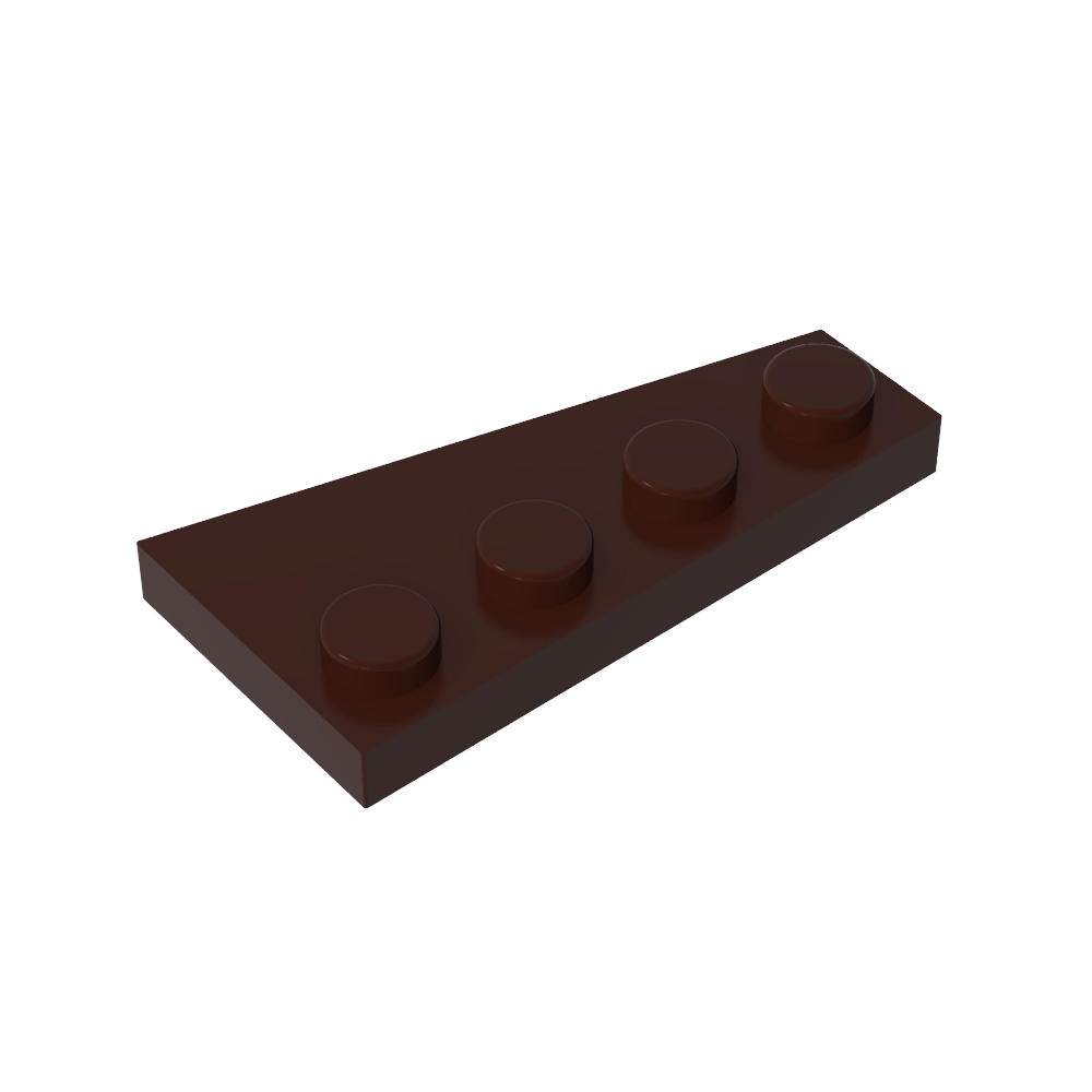 Wedge Plate 4 x 2 Left-MyGobricks