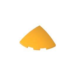 Brick Round Corner, Curved 3 x 3 x 1 Quarter Circle