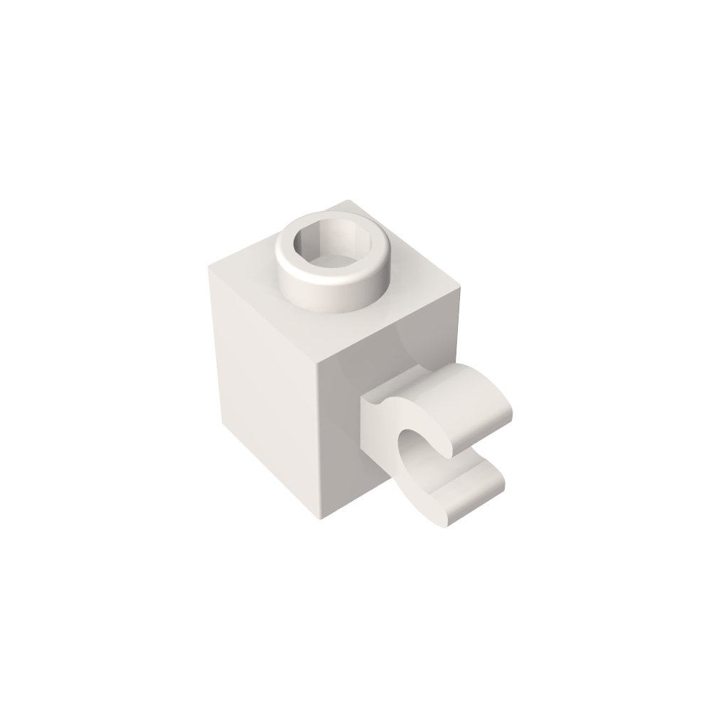 Brick Special 1 x 1 with Clip Horizontal-MyGobricks