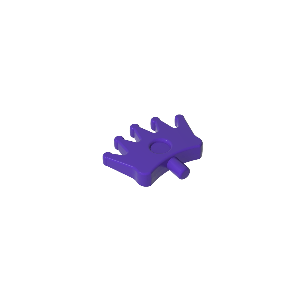 Headwear Accessory Crown / Tiara with 5 Points and Pin-MyGobricks