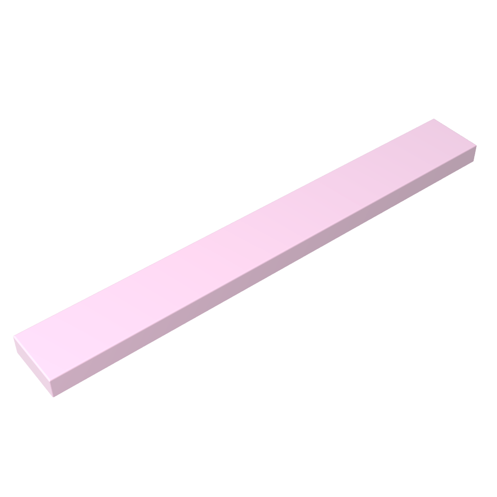 Tile 1 x 8 with Groove