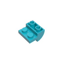 2x2x1 Reverse Arc Bricks