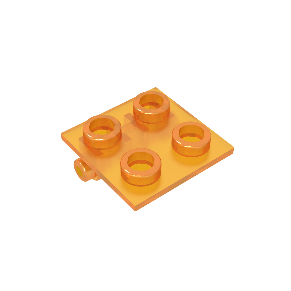 Hinge Brick 2 x 2 Top Plate Thin-MyGobricks