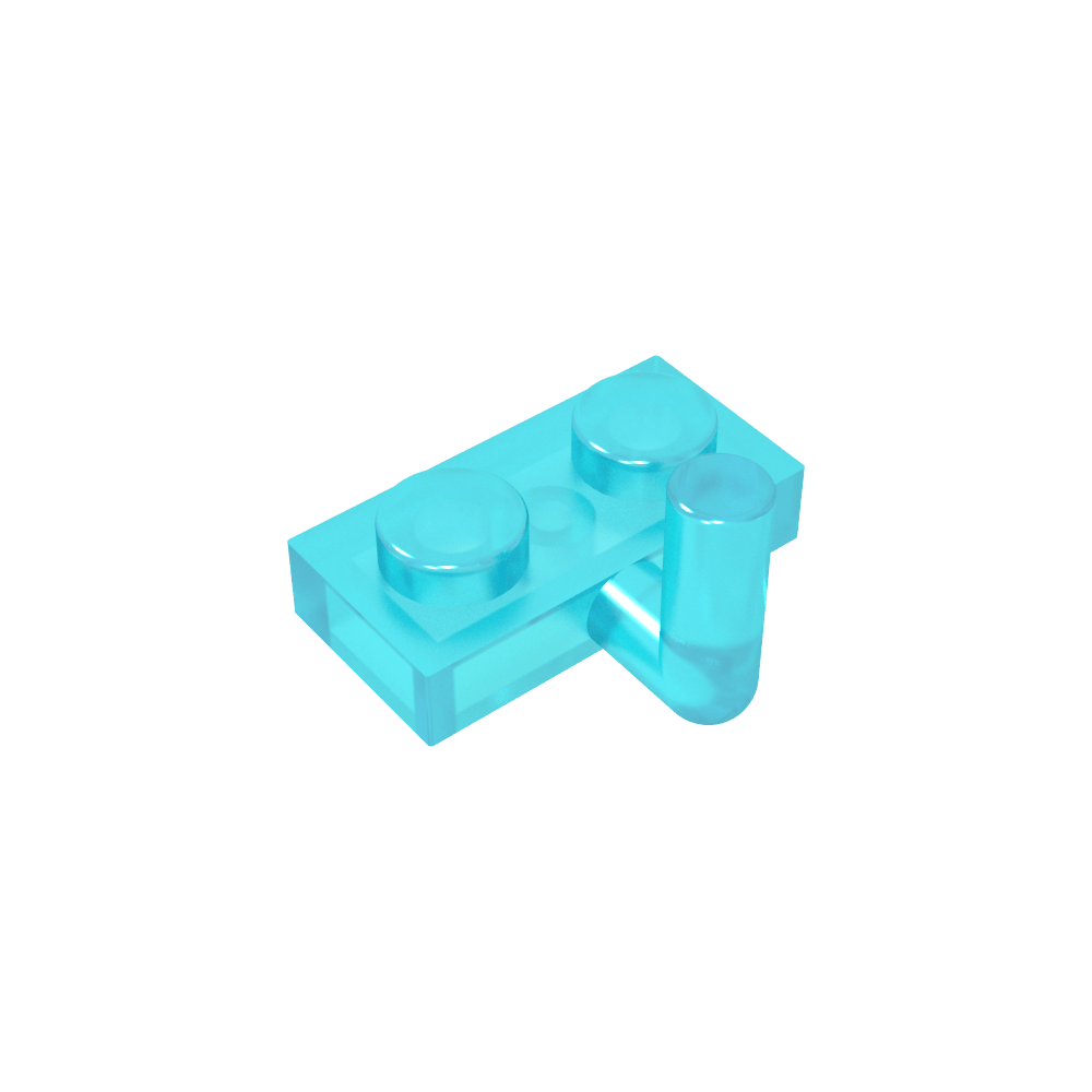 Plate Special 1 x 2 with Arm Up [Horizontal Arm 6mm]-MyGobricks