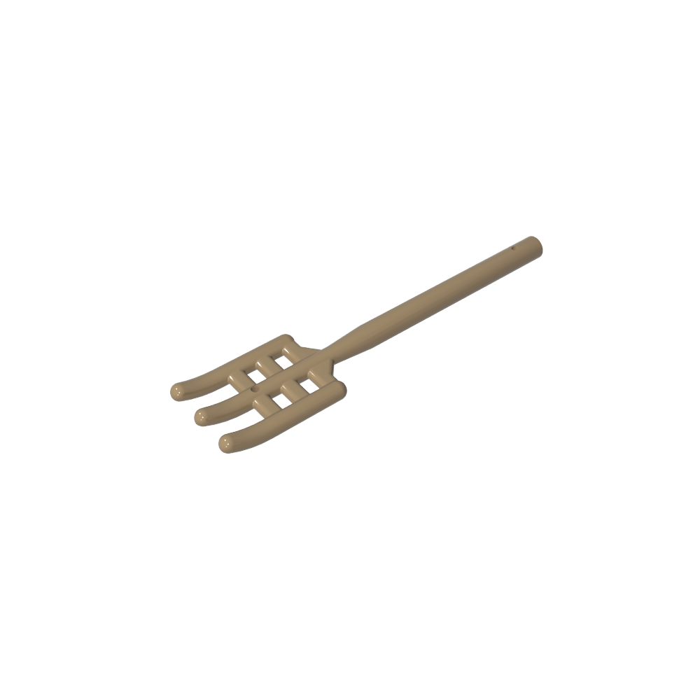 Equipment Pitchfork [Rounded Bottom]-MyGobricks
